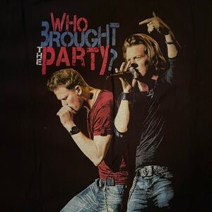 Men's Black Graphic T-Shirt Florida Georgia Line size Xl